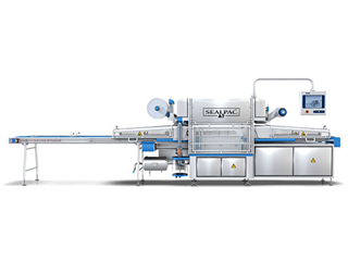 AUTOMATIC TRAY SEALER SEALPAC A-SERIES TYPE <br /> SEMI-AUTOMATIC TRAY SEALER SEALPAC M-SERIES TYPE<br /> (Vacuum Packaging Machines / Gas Flush Vacuum Packaging Machines)